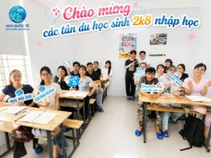 CÁC TÂN DU HỌC SINH 2K8 NHẬP HỌC TẠI SEN QUỐC TẾ